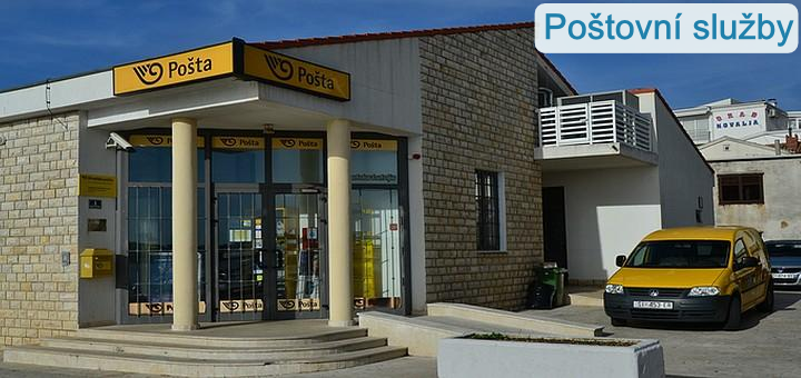 Pošty a poštovní služby na Pagu