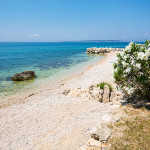 Mandre - pláže, ostrov Pag, Chorvatsko